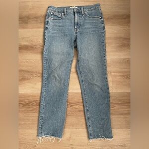 Madewell mid rise perfect vintage jeans